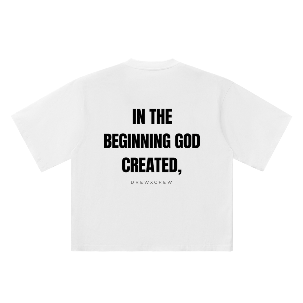 DREWXCREW —Oversized Drop Shoulder T-Shirt