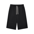 DREWXCREW —Relaxed Drawstring Three-quarter Sweatpants
