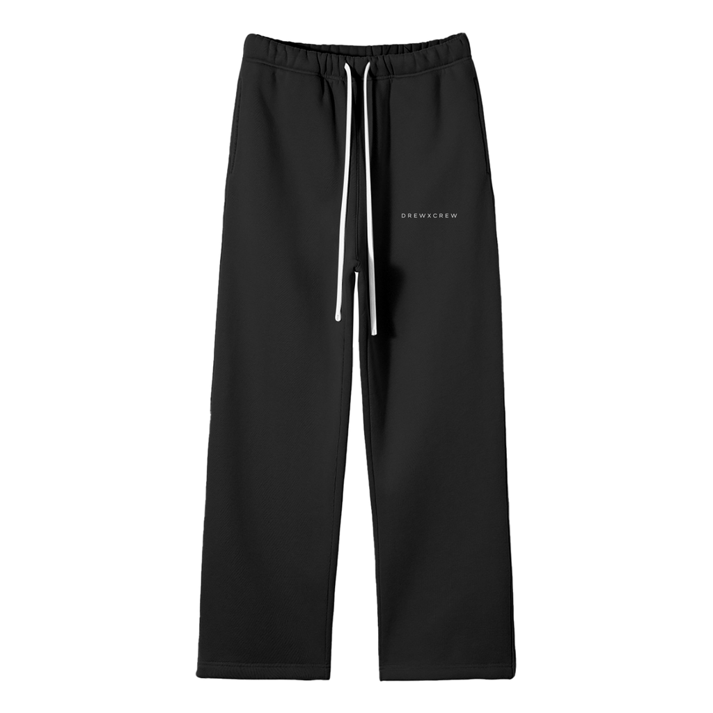 DREWXCREW —Unisex Solid Color Fleece Straight Leg Pants